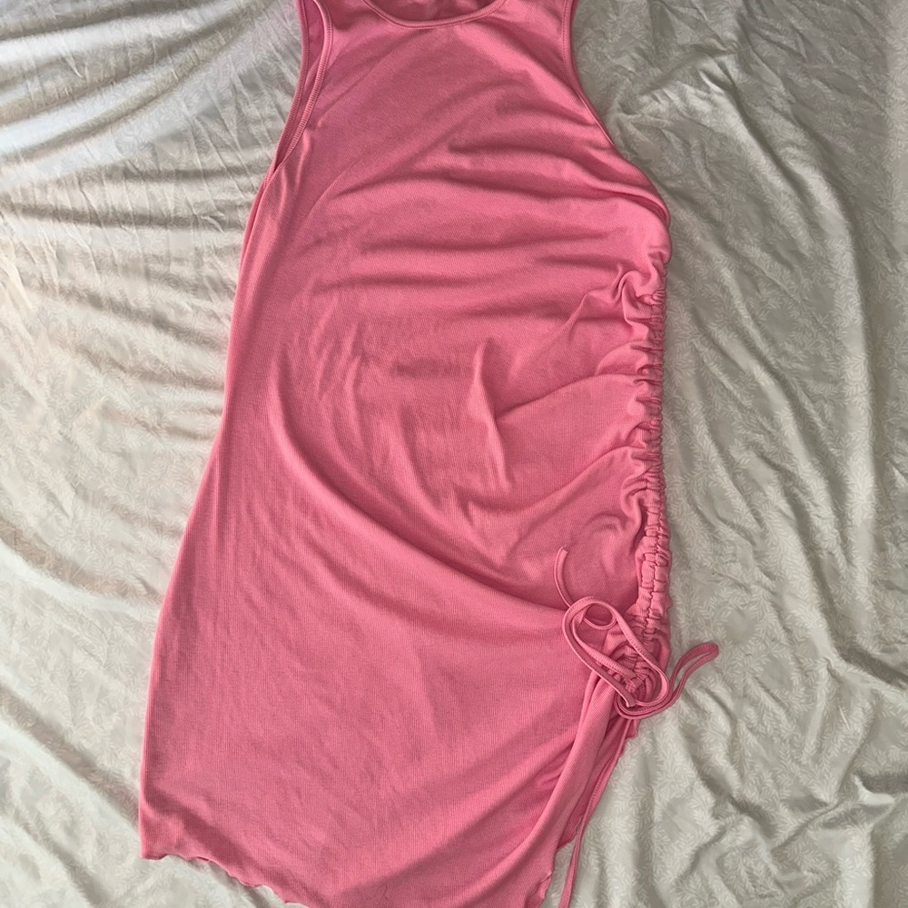 SHEIN Pink Ribbed Top